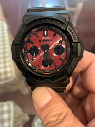 g-shock  city battle系列 防水太阳能蓝牙运动男士手表 gw-b5600ar-1