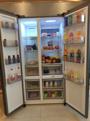 冰箱|报价参数美的601WKPZM(E)冰箱怎么样?上手一周讲体验感受