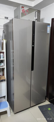 新飞（Frestec）450升双变频风冷无霜对开门双开门超薄冰箱精控多路送风90°自动悬停门 BCD-450WK9DT
