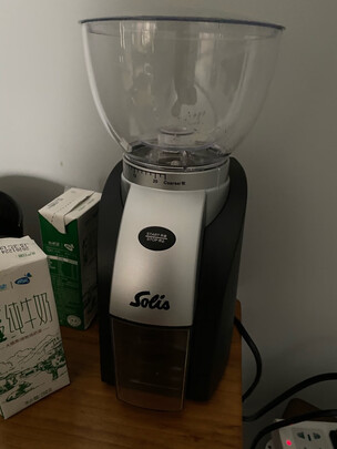 索利斯（Solis）磨豆机咖啡机电动磨粉机家用商用手冲咖啡豆研磨机1661 全自动24档精准调节 300g大容量豆仓