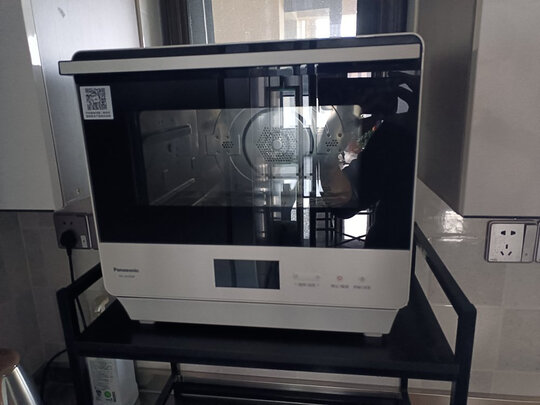 松下（Panasonic）蒸烤一体机家用电烤箱蒸烤箱热风烘焙多功能蒸烤箱宝藏小方 NU-JA102W 白色