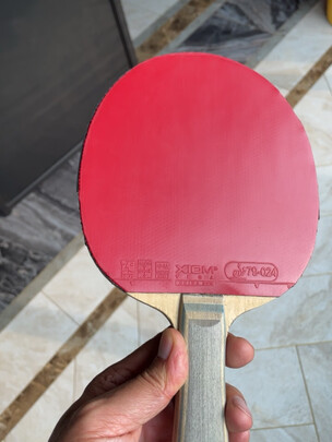 xiom骄猛 白金v蓝v乒乓球拍胶皮 反胶套胶79-024 红色 2.