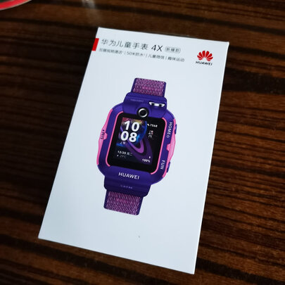 华为（HUAWEI）儿童手表 4X 新耀款 双摄视频通话/50米防水 /趣味运动 星云蓝