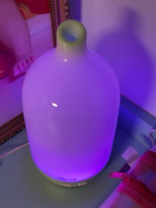 %title插图%num 小熊(Bear)加湿器卧室 迷你低噪香薰机 办公室桌面空气加湿器大雾量 三色暖光灯 可定时 JSQ-D02E1