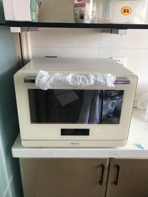 百年品牌GRAM 蒸烤箱台式蒸烤一体机家用电烤箱电蒸箱二合一蒸汽烤箱热风循环26L小型T30 奶白色