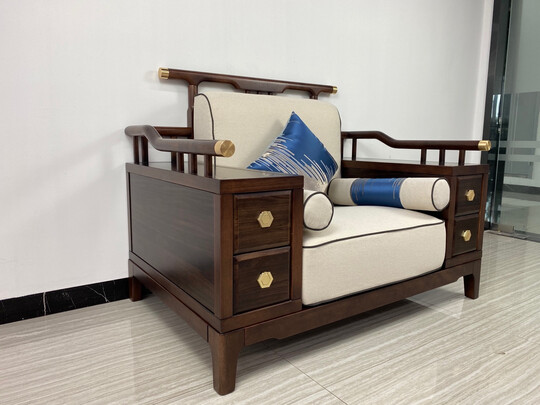 景腾沙发新中式乌金木优缺点详解分析爆料,入手2周说说我的感受