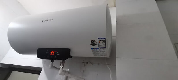 万和 (Vanward )60升电热水器3000W速热自动断电纤薄机身E60-A5WW30-30