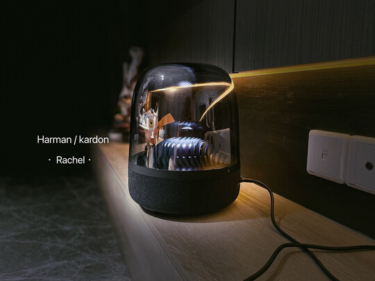 哈曼卡顿 （Harman Kardon） Aura Studio3 音乐琉璃3代三代 360度立体声 桌面蓝牙音箱 低音炮 电脑音响