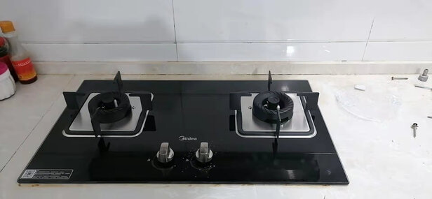美的（Midea）20立方大吸力油烟机 侧吸式挥手控制免拆洗自清洗抽烟机燃气灶 JSN2+Q216B套装液化气 智能家电