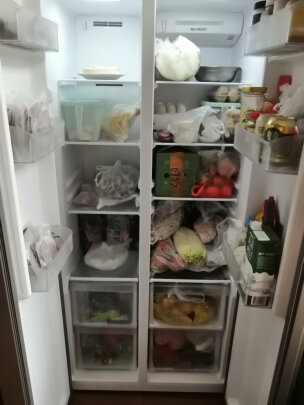 %title插图%num 海尔 (Haier )480升风冷无霜变频智能对开门双门大容量纤薄冰箱90°悬停门双变频金色BCD-480WBPT