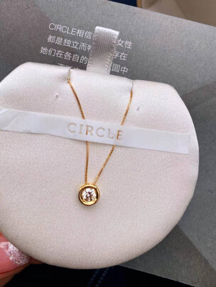 18K金钻石项链