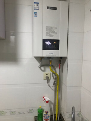 能率（NORITZ）燃气热水器伺服器款双吸油烟机燃气灶21立方大吸力5kw大火力灶具套装HJN184+HN183G+16E4AFEX