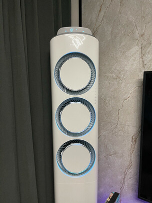 三星(SAMSUNG)38-50㎡适用 新三级能效 3匹全直流变频 离子除菌 冷暖圆柱空调柜机立式 以旧换新KFR-72L/EMD3
