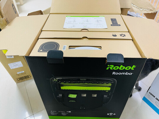 %title插图%num iRobot s9+扫地机器人和自动集尘系统智能家用全自动扫地吸尘器套装