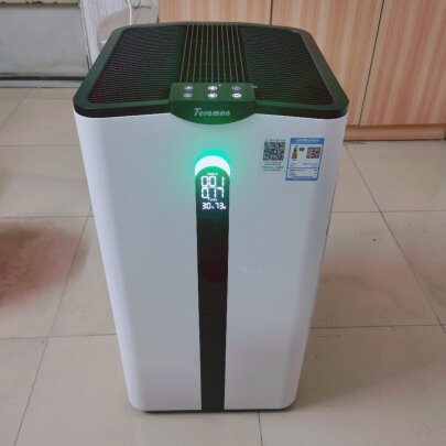 %title插图%num Telamon泰拉蒙H96空气净化器除甲醛雾霾过敏原 家用卧室静音除菌空气消毒机 京东小家智能生态 白色