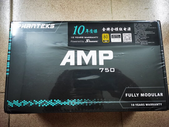 %title插图%num 追风者(PHANTEKS)AMP额定750W金牌全模组 台式电脑机箱电源(十年换新/14cm小机身/一键风扇启停/全日系电容)