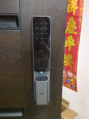 %title插图%num 鹿客SV40全自动推拉指静脉智能锁密码锁指纹锁防盗门 电子锁智能门锁家用带门铃NFC卡防猫眼门禁锁