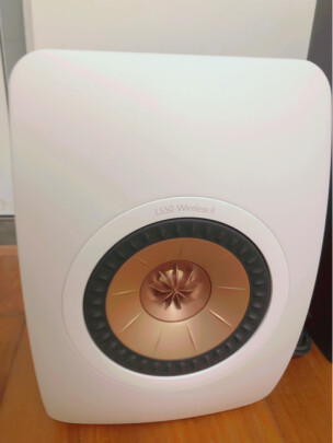 %title插图%num KEF LS50 Wireless II 无线HIFI发烧级音箱+KC62低音炮家庭影院2.0桌面有源音响高保真 白色套装