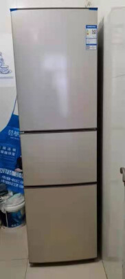 %title插图%num 澳柯玛(AUCMA)220升小型三门 炫金时尚家用冰箱 中门软冷冻即切即用 节能低噪 以旧换新 BCD-220NE