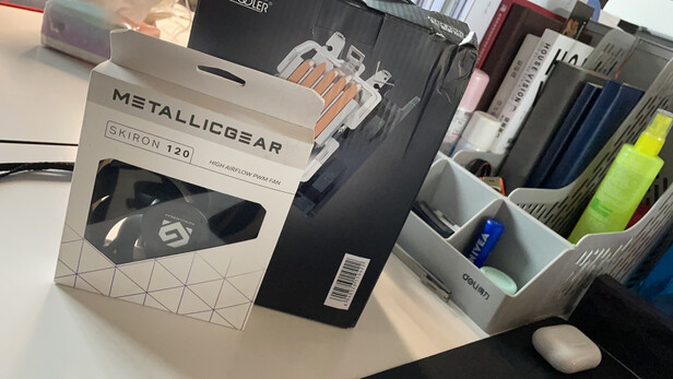 %title插图%num 超频三(PCCOOLER)东海X5 CPU散热器(多平台/支持AM4/1151/1200/5热管/PWM温控/12CM风扇/附带硅脂)