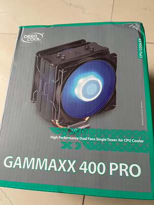 九州风神（DEEPCOOL)玄冰400双刃 CPU风冷散热器（56片鳍片/多平台/支持AM4/4热管/两12CM风扇/附带硅脂）
