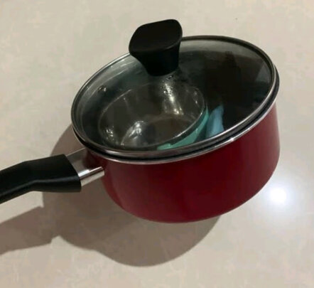 麦饭石不粘奶锅