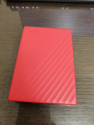 西部数据(WD) 5TB 移动硬盘 USB3.0 My Passport随行版 2.5英寸 红色 机械硬盘 便携 自动备份 兼容Mac
