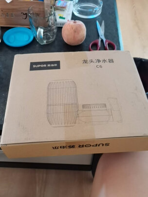 苏泊尔（SUPOR） 净水器水龙头家用厨房自来水过滤器净水机可视化 SJL-C2 一机4芯套装