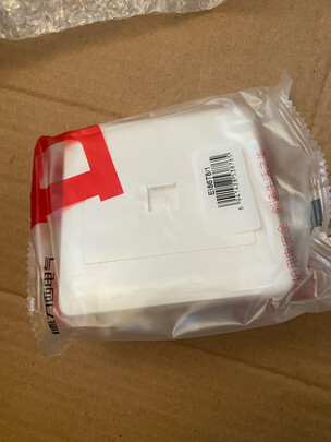 德力西(DELIXI)开关插座面板 CD812系列 有线TV电视插座 优雅白