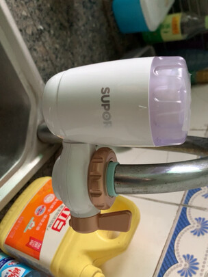 苏泊尔（SUPOR） 净水器水龙头家用厨房自来水过滤器净水机可视化 SJL-C2 一机4芯套装