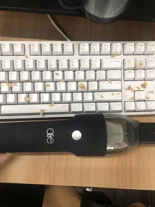 %title插图%num OGE 手持无线车载吸尘器 小型迷你家用桌面吸尘 5000PA吸力高级质感磨砂ABS材质-曜石黑