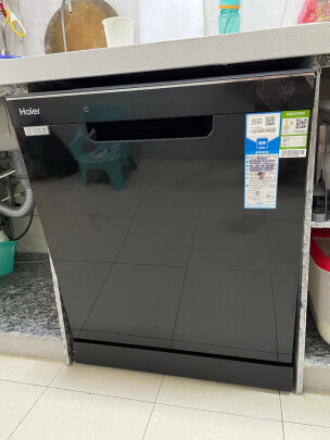 %title插图%num 海尔(Haier)晶彩标致版洗碗机10套大容量嵌入式独立式 强力重油洗 开门速干分区洗云智洗 EYW101286BKDU1