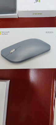 微软 Surface Mobile Mouse 亮铂金 便携蓝牙无线鼠标 金属材质滚轮 电池供电 支持手机 平板 笔记本
