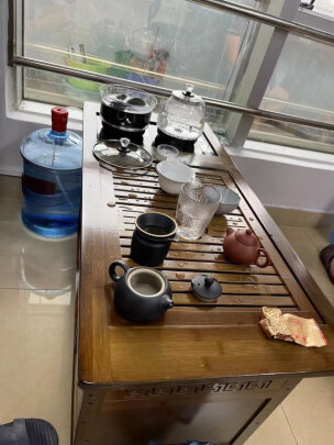 图片[1] - 家用移动茶桌品牌型号功能，胡桃色、防烫设计，你觉得怎么样？ - 淘实惠