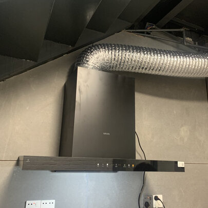 华凌烟灶套装油烟机21立方大吸力抽油烟机 家用厨房免拆洗吸油烟机 挥手控制 欧式油烟机（天然气）H8+HQ9