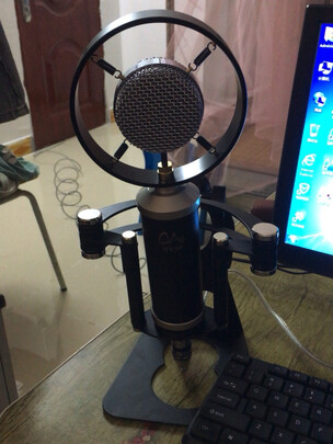 魅声 T900 声卡套装手机直播设备主播k歌电容麦克风话筒抖音快手录音喊麦蓝牙伴奏电脑外置声卡全套 T9-E4（套装）银色