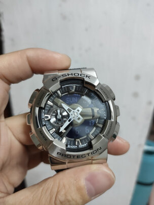 %title插图%num 卡西欧(CASIO)手表 G-SHOCK 【新年礼物】 小钢炮王一博代言款 防磁自动LED照明运动手表 GM-110B-1A