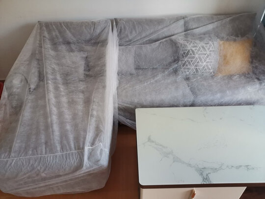 林氏木业布艺沙发极度喜欢感受反馈