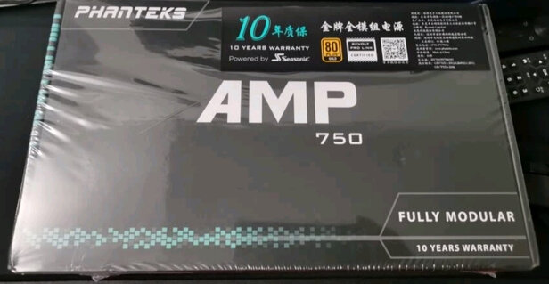 追风者(PHANTEKS)AMP额定750W金牌全模组 台式电脑机箱电源(十年换新/14cm小机身/一键风扇启停/全日系电容)
