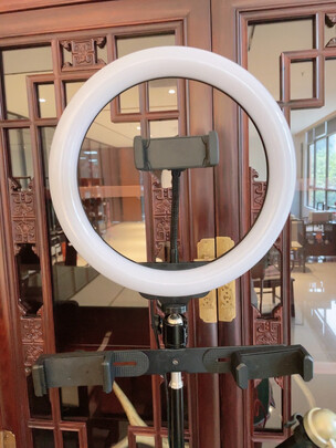 好牧人Q7外放音响手机声卡直播设备套装 网红快手抖音主播专业录音唱歌k歌神器麦克风话筒一体机支架全套