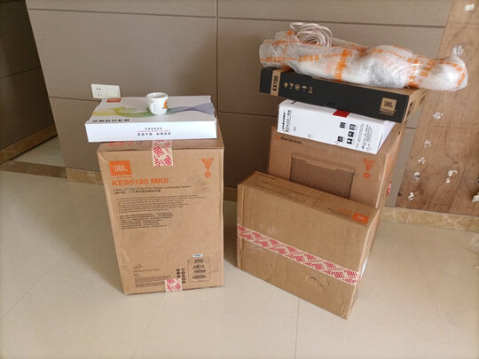 JBL KES6120 音响 音箱  家庭影院 套装 点歌机 ktv 音响组合功放套装家用 卡拉OK 会议系统客厅影院