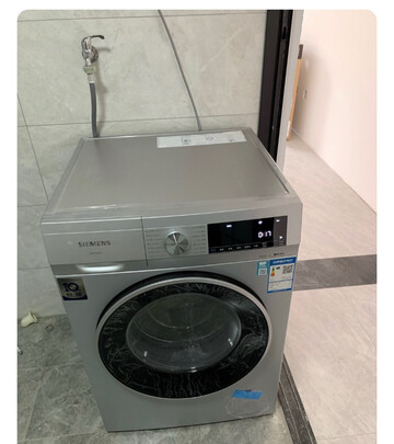 西门子(SIEMENS)洗烘套装 9kg滚筒洗衣机 智能除油渍+9kg进口热泵烘干机 WG42A1U80W+WT47W5681W