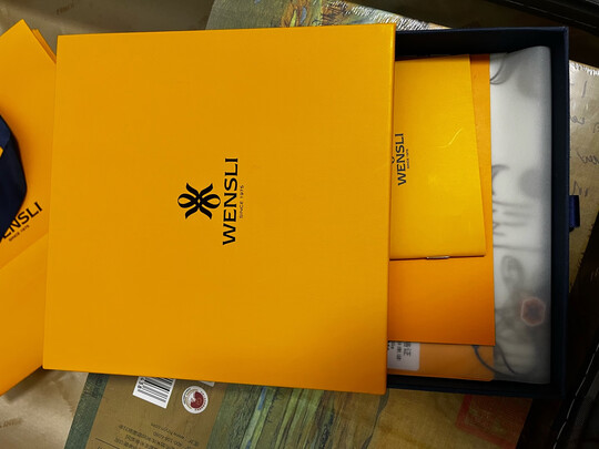 万事利wensli真丝丝巾桑蚕丝中方巾领巾女士礼物母亲节送礼礼盒万物生