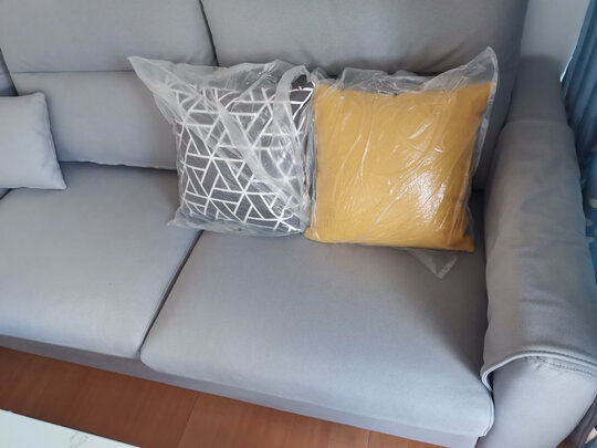 林氏木业布艺沙发极度喜欢感受反馈