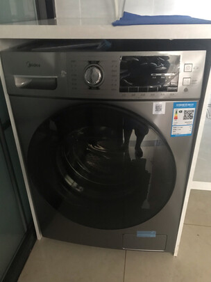 %title插图%num 美的 (Midea)京品家电 滚筒洗衣机全自动 10KG低噪变频 双重蒸汽除菌除螨 快净系列 MG100A5-Y46B 以旧换新