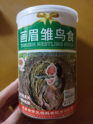 画眉鸟食