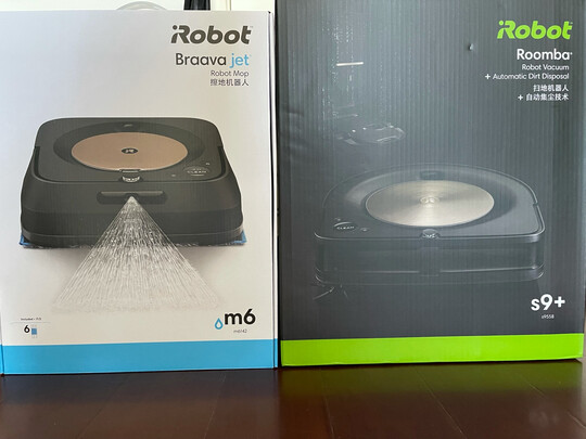 %title插图%num iRobot s9+扫地机器人和自动集尘系统智能家用全自动扫地吸尘器套装