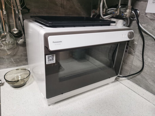 松下（Panasonic） 31L家用蒸烤箱 电烤箱 蜂巢循环蒸烤一体机 第五代双直喷纯蒸 多功能 智能菜单 NU-SC350W