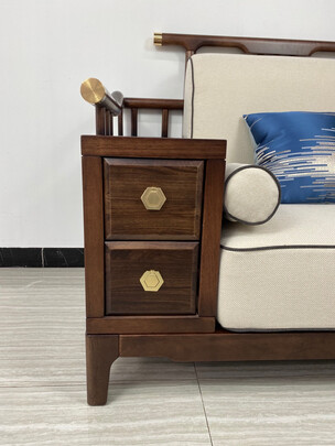 景腾沙发新中式乌金木优缺点详解分析爆料,入手2周说说我的感受