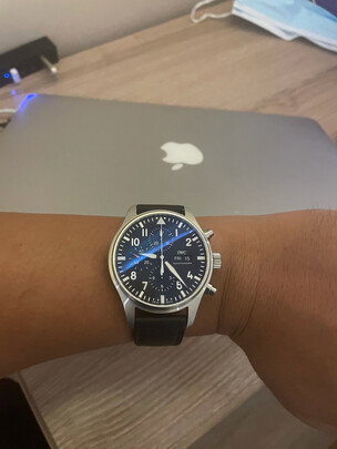 %title插图%num 万国(IWC)瑞士手表 飞行员计时腕表“小王子”特别版IW377714